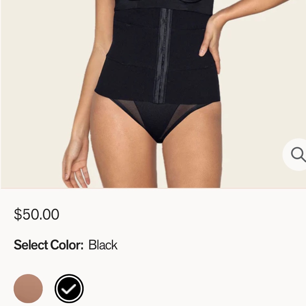 3-Belt custom waist cincher with lumbar support